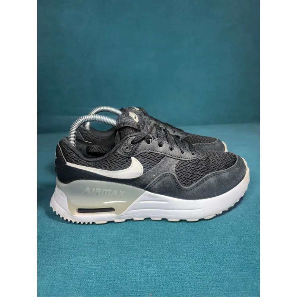 Nike Air Max SYSTM Black Wolf Grey White Women’s Size 8.5 Sneakers DM9538-001